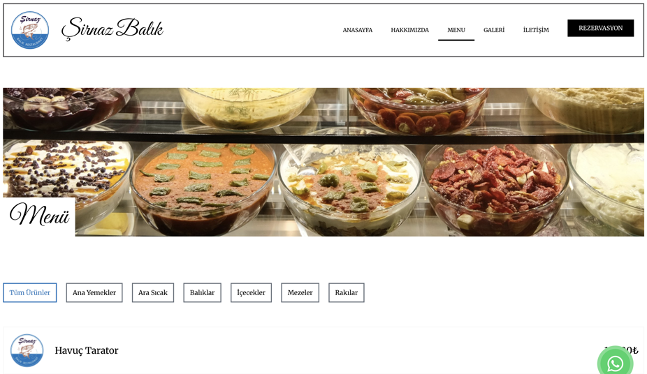 Restaurant WEB Projesi